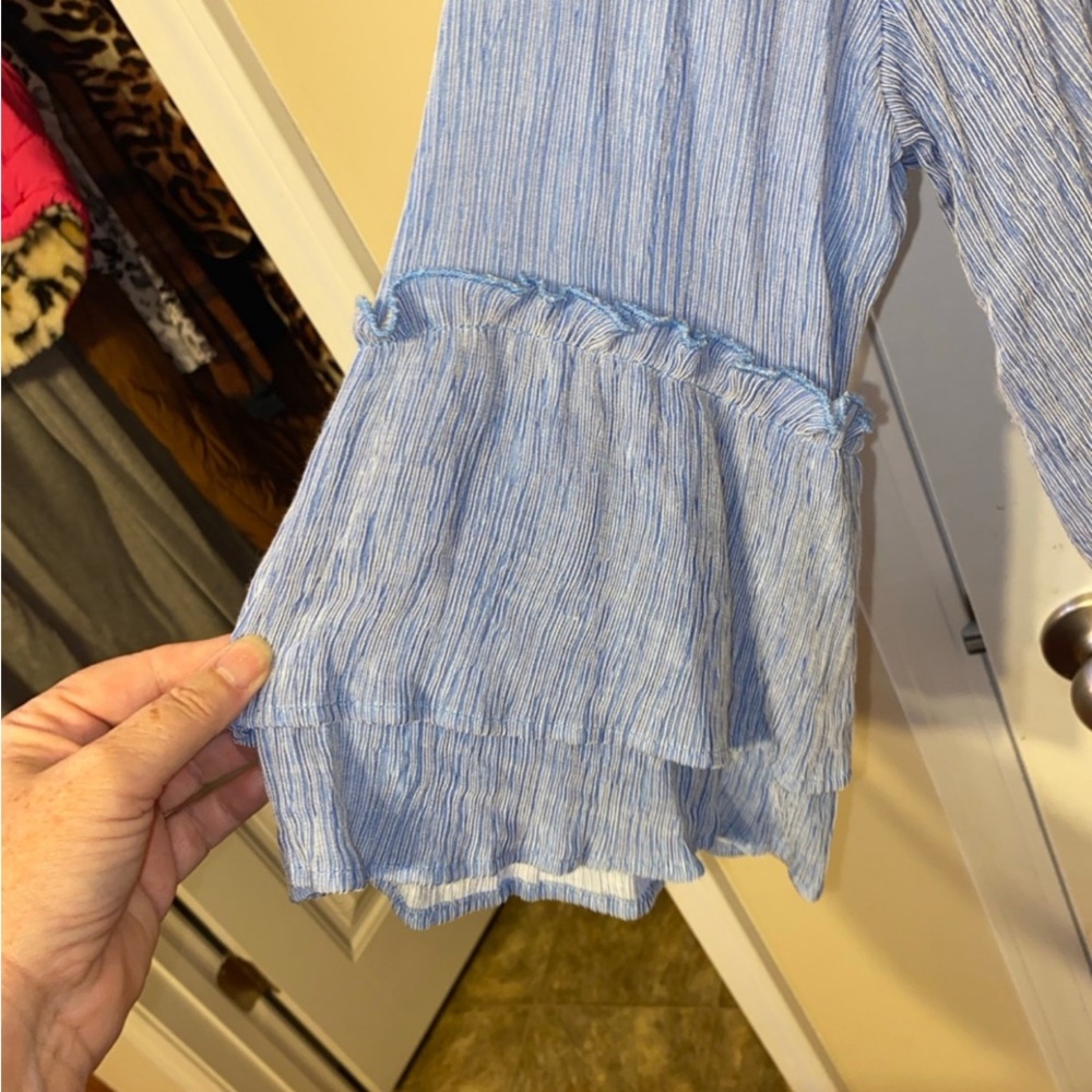 Ruby Rd. Light Blue Button Down Shirt - image 4